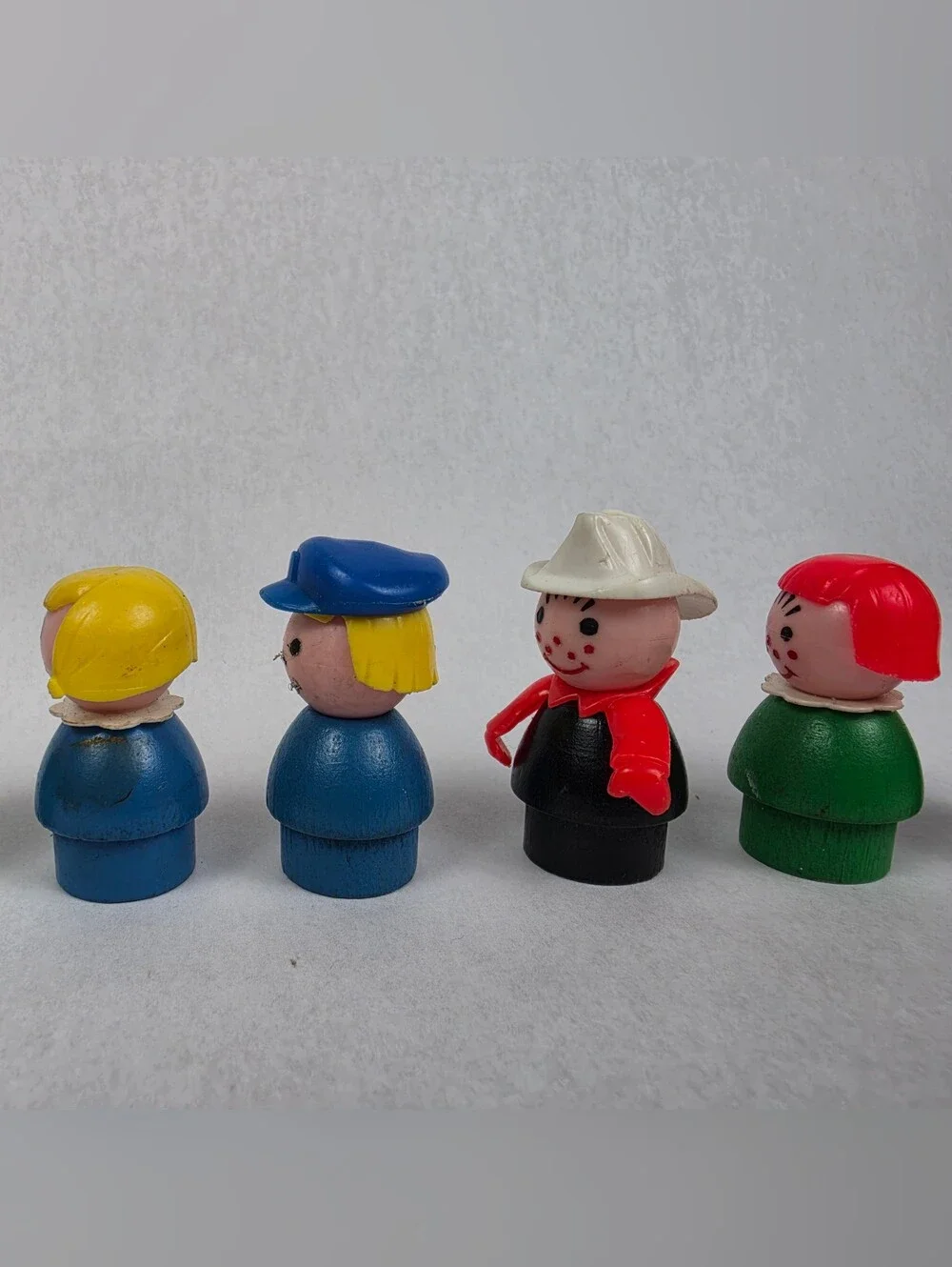 Vintage Fisher Price Little People Wooden Figurines